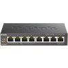 D-Link DGS-1008P 8x 1000 Desktop Switch, 4PoE port DGS-1008P/E