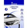 Laminovacia fólia, laminovateľná za tepla, 75 mikr., A4, lesklá, VICTORIA