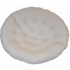 Nábytek PEGAS Polstr na křeslo papasan 110 cm bílý