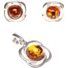 Reblan Krásne jantárové šperky VERSACO Set RE050