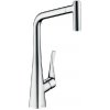 Hansgrohe M71 - Drezová batéria Metris s výsuvnou spŕškou, sBox, EcoSmart, chróm 73824000