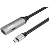 PremiumCord USB-C repeater a predlžovací kábel Male-Female, 5Gbps Aluminium 5m