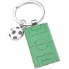 Prívesok na kľúče pre futbalistov Lopta a ihrisko