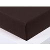 XPOSE® Jersey plachta Exclusive - tmavo hnedá 200x220 cm, Jersey