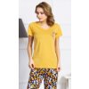 Dámske trojštvrťové pyžamo Wonderful Life S Žltá
