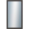 DANTIK - Zrkadlo v rámu, rozmer s rámom 50x90 cm z lišty RETRO tmavo šedá (2529)