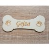 LYMFY | Menovka kosť pre psíka 15x6cm | prírodné drevo