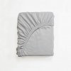 Ourbaby Grey cotton bedsheet 200x90 48148-0