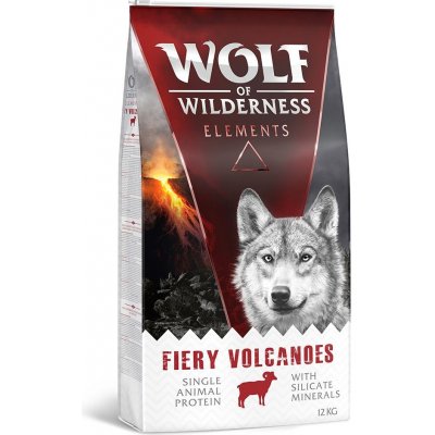 Wolf of Wilderness "Fiery Volcanoes" jahňacie 2 x 12 kg