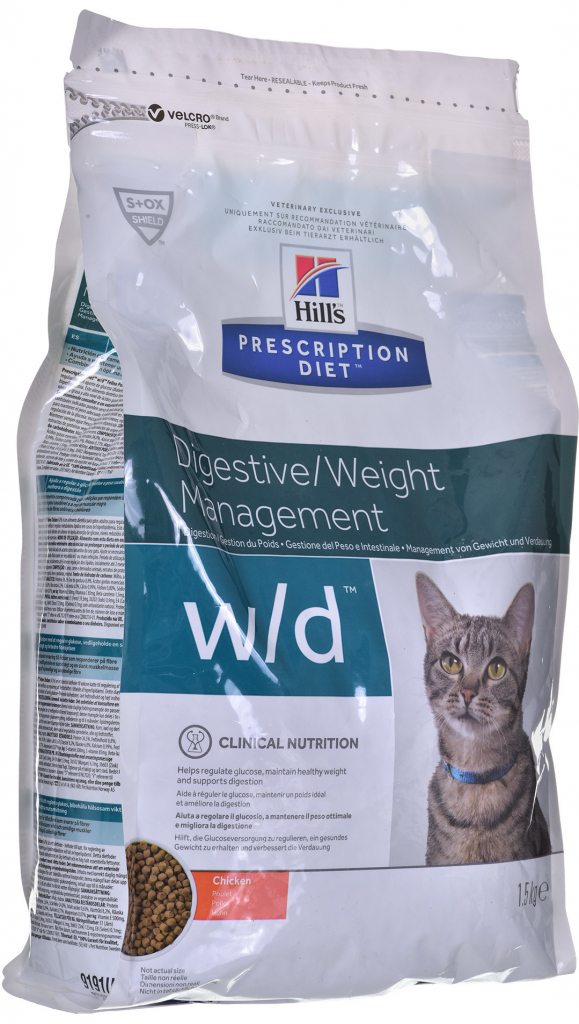 Hill \'Prescription Diet Feline w d 1,5 kg