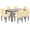 Leon 6+1 jedálenský set york dub-béžový