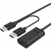 UTK UNITEK Y-278 USB kábel USB 2.0 10 m 2 x USB A USB A Čierna