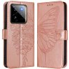 PROTEMIO 97486 ART BUTTERFLY Peňaženkový obal pre Realme GT 7 Pro 5G ružový