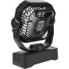 Kempingový ventilátor 10400mAh 20CM Solárny ventilátor so solárnym panelom