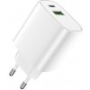Rýchlonabíjačka do siete Forever USB QC 3.0 a USB-C QC PD 20W LS-04 biela GSM113213