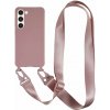 Kryt na Samsung Galaxy S23 Plus gumový so šnúrkou na krk staroružový