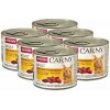 Animonda Carny Adult hovädzie, kuracie mäso + kačacie srdcia 6 x 200 g