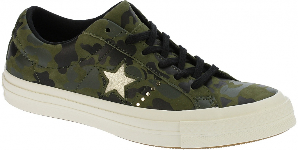 Converse One Star Nubuck OX 159703 Herbal Light Gold Egret