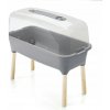 Prosperplast Sadbovač RESPANA PLANTER WOOD HIGH SET sivý kameň 78cm