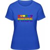 Premium Pride Tričko Dúhový dizajn Pride Royal