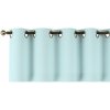 Dekoria Krátky záves na kolieskach, pastelovo belasá, 260 x 40 cm, Cotton Panama, 702-10