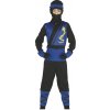 Guirca Detský chlapčenský kostým - Ninja modrý Veľkosť - deti: M: 128 cm