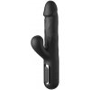 Fetish fantasy series - sonix silicone thruster rabbit vibrator black