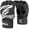 Zebra rukavice MMA, čierne