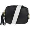 NovaKabelka.sk Bala Nera s prídavným popruhom VIII kožená talianska crossbody kabelka čierna