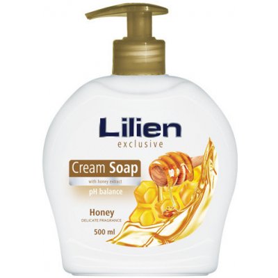 Lilien Exclusive Honey krémové tekuté mydlo dávkovač 500 ml