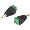JACK konektor 3.5mm MONO so svorkovnicou