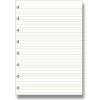 Filofax Linajkový papier náplň zápisníkov A5 Notebook
