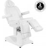 ERANTI Elektrické kozmetické lehátko AZZURRO 708AS Pedi 3 Motory - biele