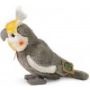 Rappa Plyšový papagáj korela 20 cm ECO-FRIENDLY