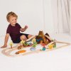Bigjigs Rail Drevená vláčikodráha dinosaury -
