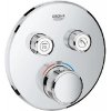 Grohe Grohtherm SmartControl - Termostatická sprchová batéria pod omietku, 2 ventily, chróm 29119000