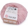 Pletacia priadza Baby Cotton 50 g - 1 ks 3 (413) pudrová