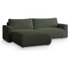 Rohová rozkladacia sedačka Turin N - zelená