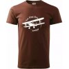 Still Plays With Planes - Klasické pánske tričko vyššej gramáže - XS ( Čokoládová )
