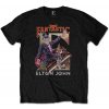 Elton John Tričko Captain Fantastic Unisex Black S