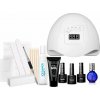 120W UV LED lampa na nechty + CLARESA POLY gél Clear 30g