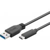 PremiumCord ku31ca015bk USB-C/male - USB 3.0 A/Male, 15cm, černý