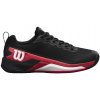 Pánska tenisová obuv Wilson Rush Pro 4.5 Black/Infrared EUR 44