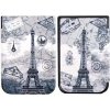 ARMORI TRIMER T033 - púzdro pre Pocketbook 631 Touch HD - motív Paris (Obal na Pocketbook 631 Touch HD, ARMORI TRIMER T033, motív Paris, magnet, AutoSleep + záruka 3 roky + darčeky zadarmo)