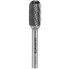 Graphite HM fréza na rezanie kovov, typ C (špirálová, zaoblená), 12 x 25 mm, stopka 6 x 45 mm 55H361