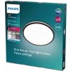 Philips 8719514432048 LED stropné svietidlo Ozziet 1x22W | 2500lm | 4000K- stmievateľné - SceneSwitch, čierna