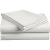 TEXTILOMANIE Bavlnená prestieradlo s gumou Standard 90 × 200 cm, biele
