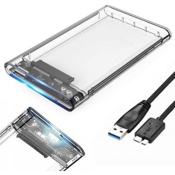 HADEX Externý box pre SATA 2,5” HDD s pripojením na USB 3.0, transparentný  od 13,1 € - Heureka.sk