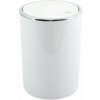 MSV výklopný odpadkový kôš Kamaka, biely, plast, 6 l