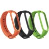 RhinoTech řemínky pro Xiaomi Mi Band 6 (3-pack černá, oranžová, zelená) RTACC229